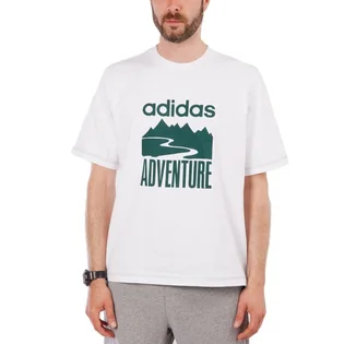 adidas Adventure Tee (Weiß / Grün)