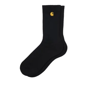 Carhartt WIP Chase Socks (Schwarz / Gold)