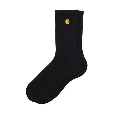 Carhartt WIP Chase Socks (Schwarz / Gold)