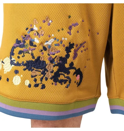 Converse x Bandulu Basketball-Shorts (Braun)