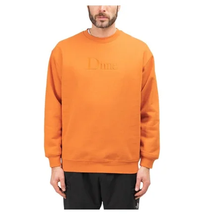 Dime Classic Logo Crewneck (Orange)