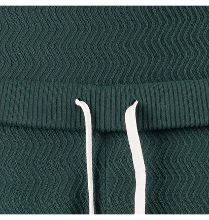 Dime Wave Cable Knit Shorts (Grün)