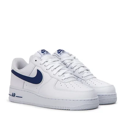 Nike Air Force 1 '07 3 (Weiß / Navy)