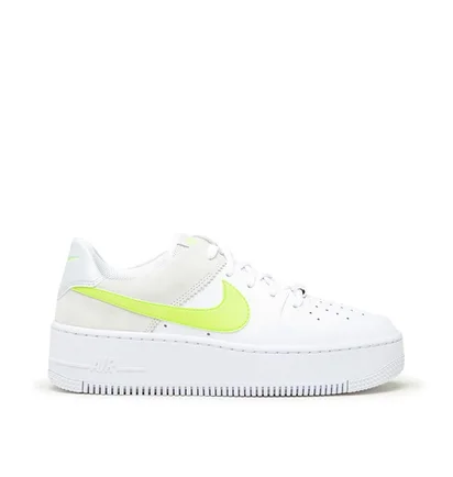 Nike WMNS Air Force 1 Sage Low (Weiß / Gelb)
