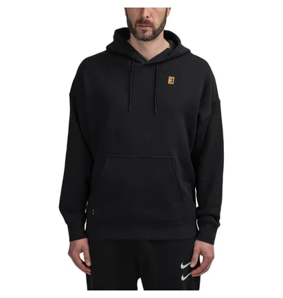 NikeCourt Tennis Hoodie (Schwarz)