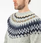Norse Projects Birnir Fairisle (Hellgrau Meliert)
