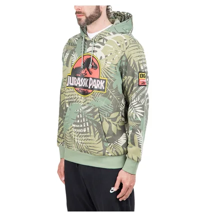 Reebok x Jurassic Park AOP Hoodie (Vintage Green)