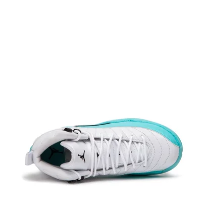 Air Jordan 12 Retro GS (Weiß / Türkis)