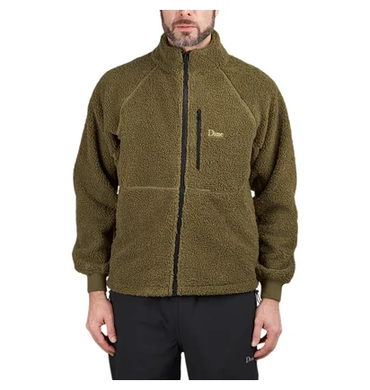 Dime Polar Fleece Sherpa Zip (Braun)