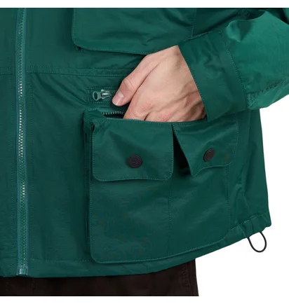 Brain Dead Cropped Hunting Jacket (Grün / Orange)