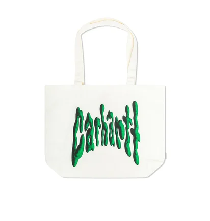 Carhartt WIP Canvas Graphic Tote (Beige / Grün)