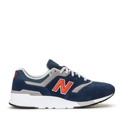New Balance CM997 HAY (Navy / Grau / Rot)