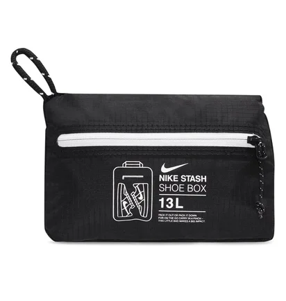 Nike Stash Shoe Bag (Schwarz / Weiß)