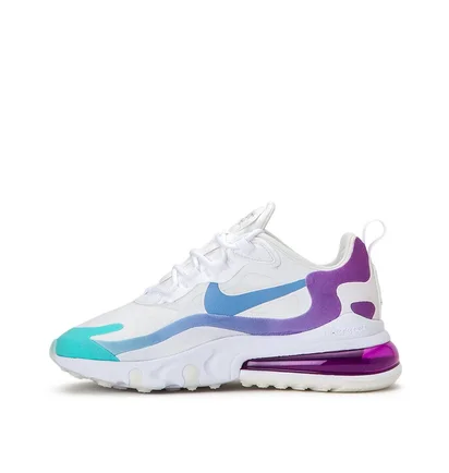 Nike WMNS Air Max 270 React (Weiss / Blau / Lila)