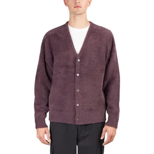 Stüssy Shaggy Cardigan (Aubergine)