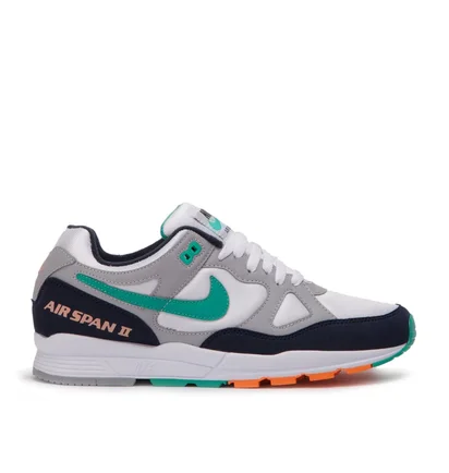 Nike Air Span II (Grau / Grün / Dunkelblau)