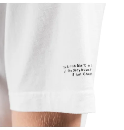 Stepney Workers Club x Heresy Marbles T-Shirt (Weiß)