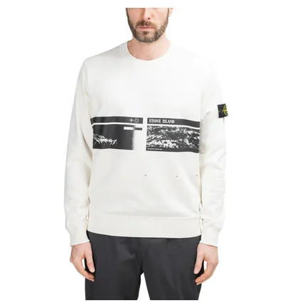 Stone Island Drone Three Sweatshirt (Weiß)