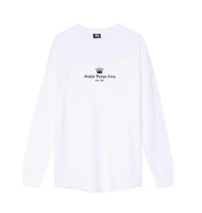 Stüssy Est. 1980 Longsleeve (Weiß)