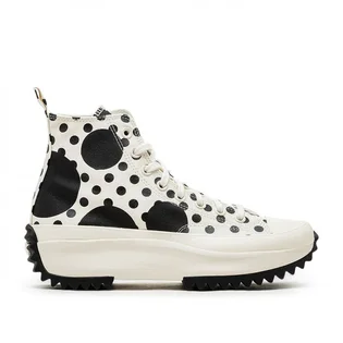 Converse Run Star Hike Platform Polka (Weiss / Schwarz)