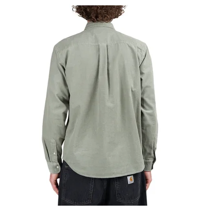 Carhartt WIP L/S Madison Fine Cord Shirt (Hellgrün)
