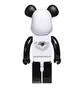 Medicom 1000% Freemasonry x Fragment Design Be@rbrick Toy (Weiß / Schwarz)