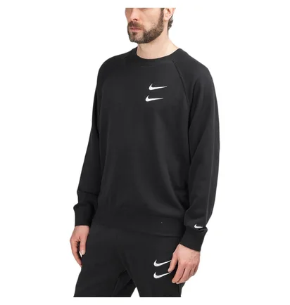 Nike Swoosh Crewneck (Schwarz)
