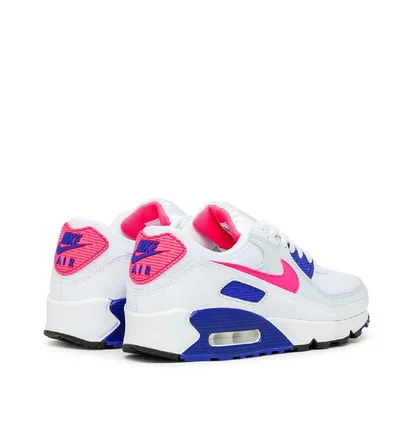 Nike WMNS Air Max 90 (Weiß / Grau / Blau / Pink)