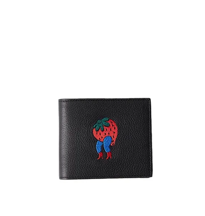 by Parra Strawberry Money Wallet (Schwarz)