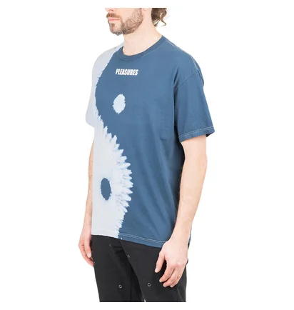 Pleasures Multi Formula Dyed T-Shirt (Blau)