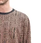 Stüssy Bali Longsleeve Crew (Braun / Schwarz)