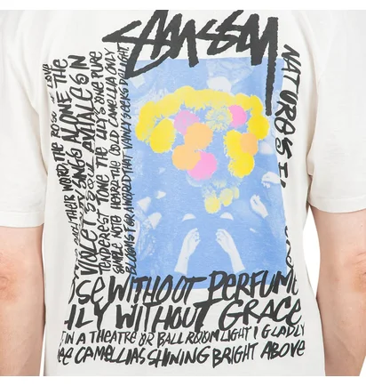 Stüssy Camellias Pig. Dyed T-Shirt (Weiß)