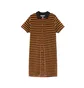 Stüssy WMNS Penny Velour Dress (Rot / Schwarz / Grün)