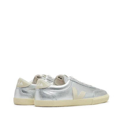 Veja Volley Leather (Silber / Beige)