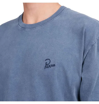 by Parra Script Logo T-Shirt (Blau)