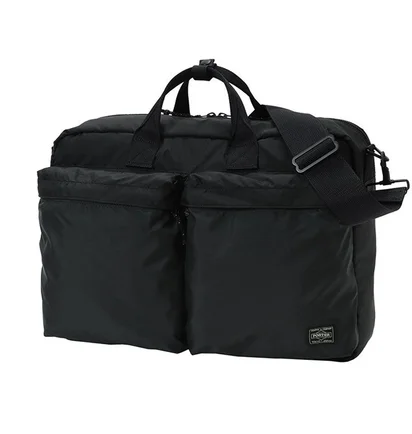 Porter by Yoshida Force 3Way Briefcase (Schwarz)