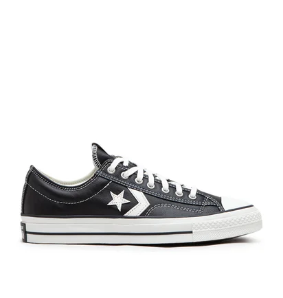 Converse Star Player 76 Fall Leather (Schwarz / Weiß)