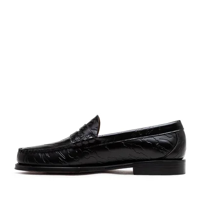 G.H.BASS x Maharishi Larson Penny Loafers (Schwarz)