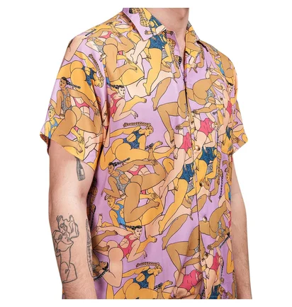 Brain Dead WMNS Hawaiian Shirt (Multi)