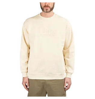 Dime Classic Embossed Crewneck (Creme)
