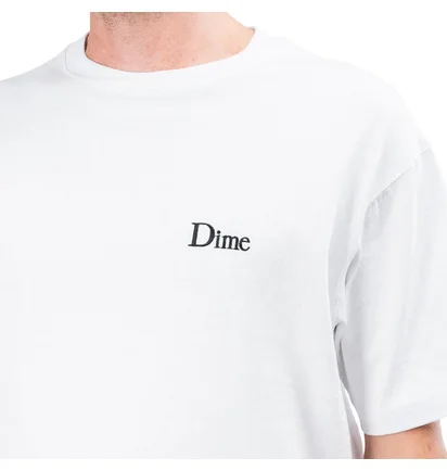 Dime Classic Small Logo T-Shirt (Weiß)