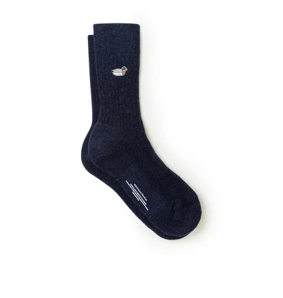 Edmmond Studios Duck Patch Socks (Navy)