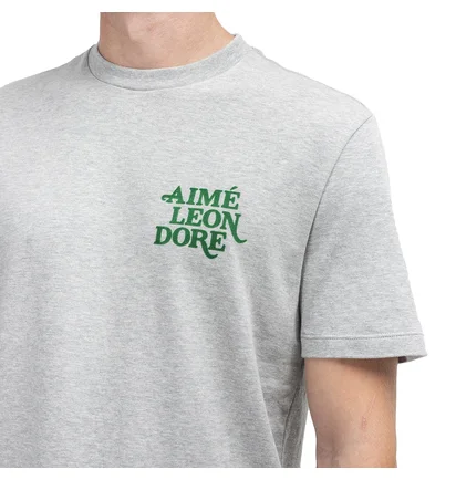 Aimé Leon Dore Flocked Logo Graphic Tee (Grau)