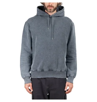 Han Kjobenhavn Distressed Hoodie (Dunkel Grau)
