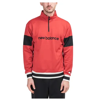 New Balance MT93545 REP Athletics Stadium Pullover (Rot / Schwarz)