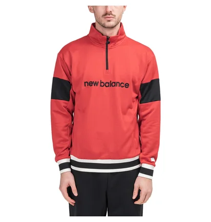 New Balance MT93545 REP Athletics Stadium Pullover (Rot / Schwarz)
