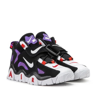 Nike Air Barrage Mid QS (Schwarz / Weiß / Lila)