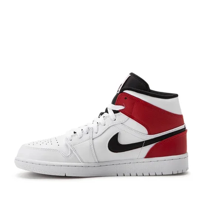 Nike Air Jordan 1 Mid 'Chicago Remix' (Weiß / Rot)