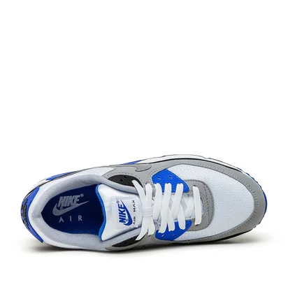 Nike Air Max 90 (Weiß / Grau / Blau)