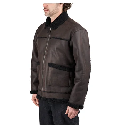 Rassvet Faux Shearling Coat (Braun)